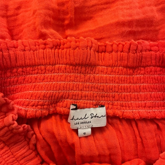 Coral Strapless Dress - Picture 3 of 3